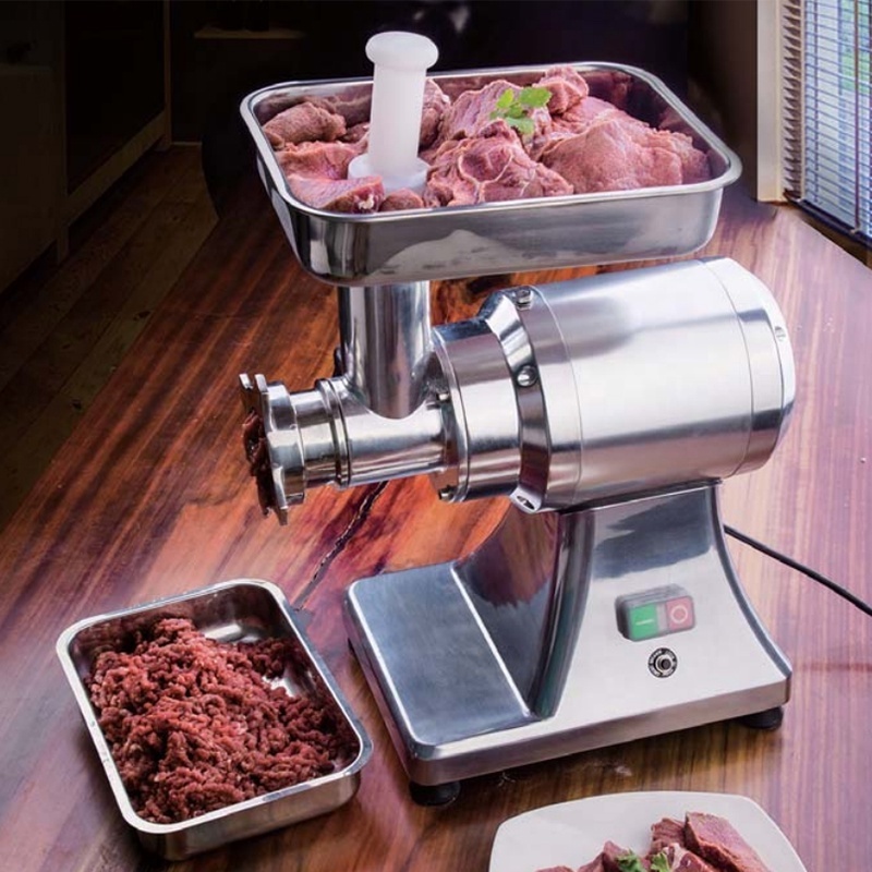 735W22# Stainless Steel Industrial Commercial Electric Sausage Meat Grinder powerful Slicers Machine Meat Grinders