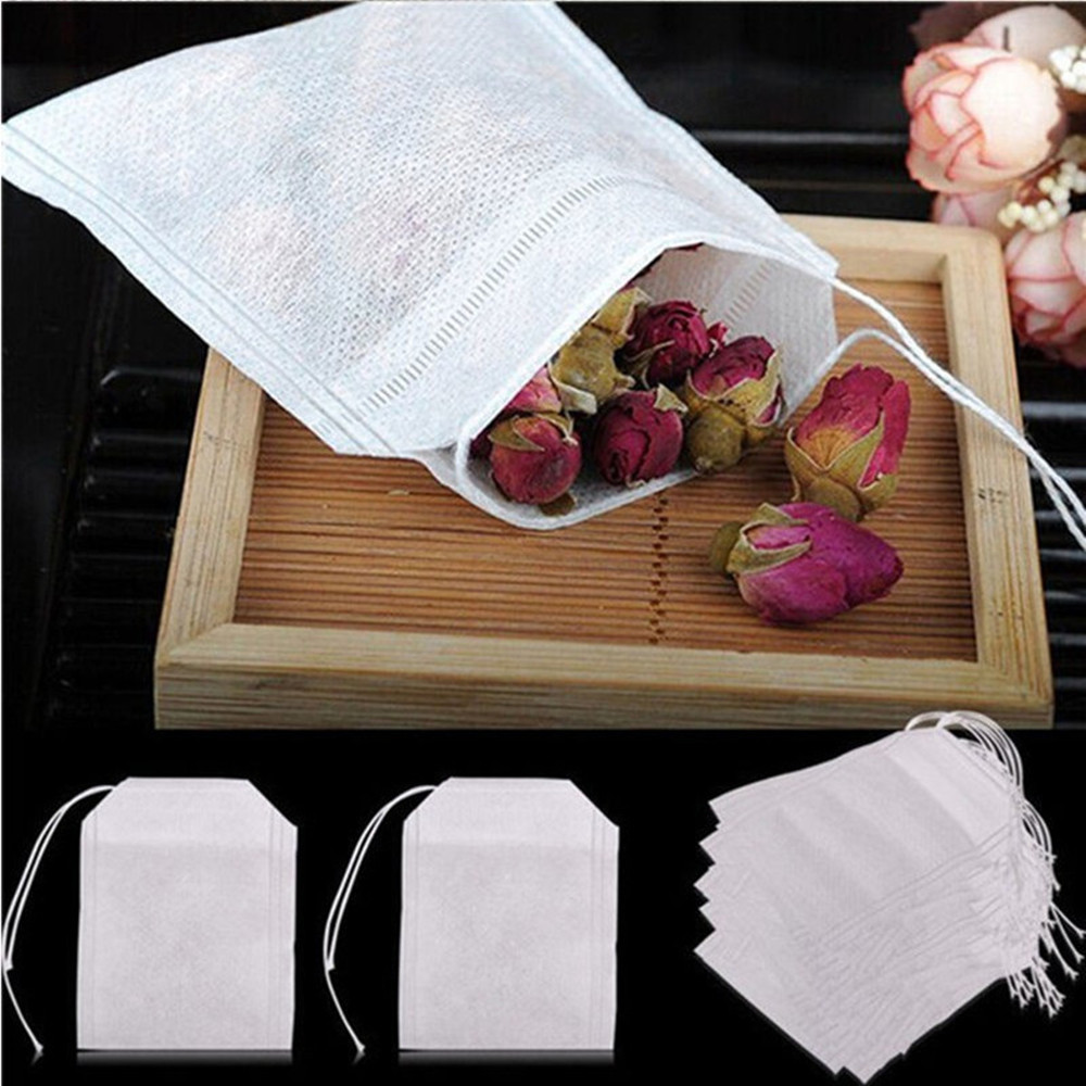 Filter Bags Disposable Tea Infuser Natural Empty Tea Bag For Loose Leaf Herbs Teas