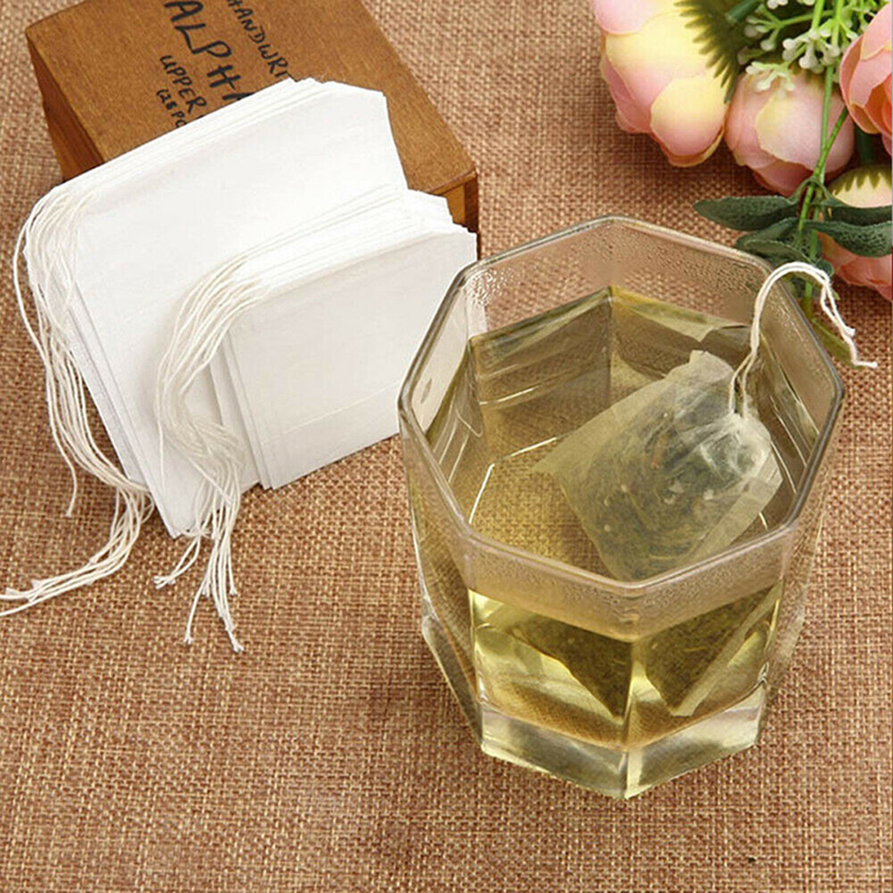 Filter Bags Disposable Tea Infuser Natural Empty Tea Bag For Loose Leaf Herbs Teas