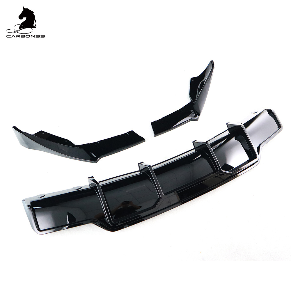 Gloss Black Rear Diffuser Body Kit Rear Bumper Diffuser For Tesla Model 3