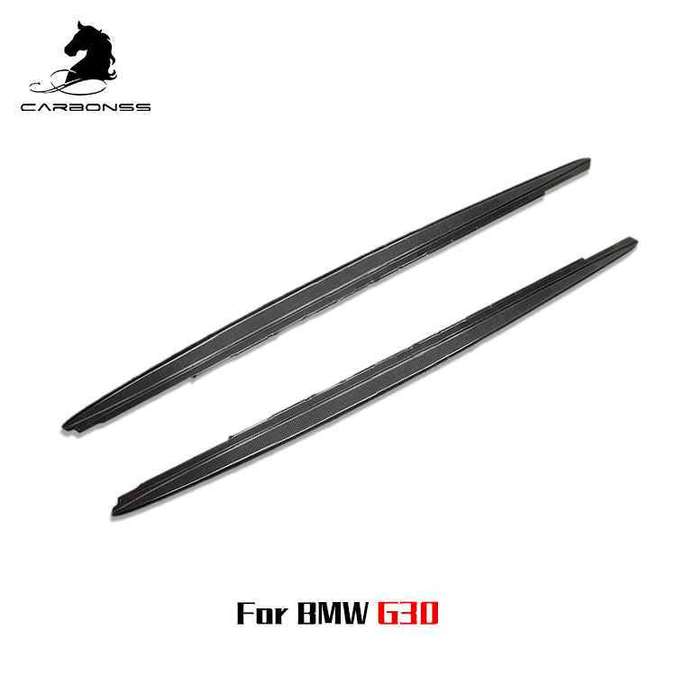 MP Style Side Bumper Lip Rocker Panel Exterior Lower Side Skirts For BMW 5 Series G30 Car Side Skirt 2017+