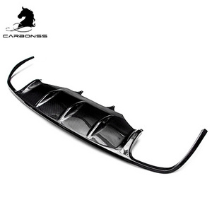 2014+ auto rear body kit diffuser carbon fiber for porsche macan