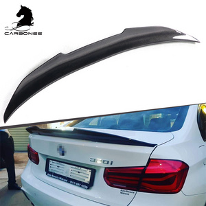 PSM Type Trunk Ducktail Lip Wing Spoiler Rear Carbon Fiber Car Spoiler For BMW F30