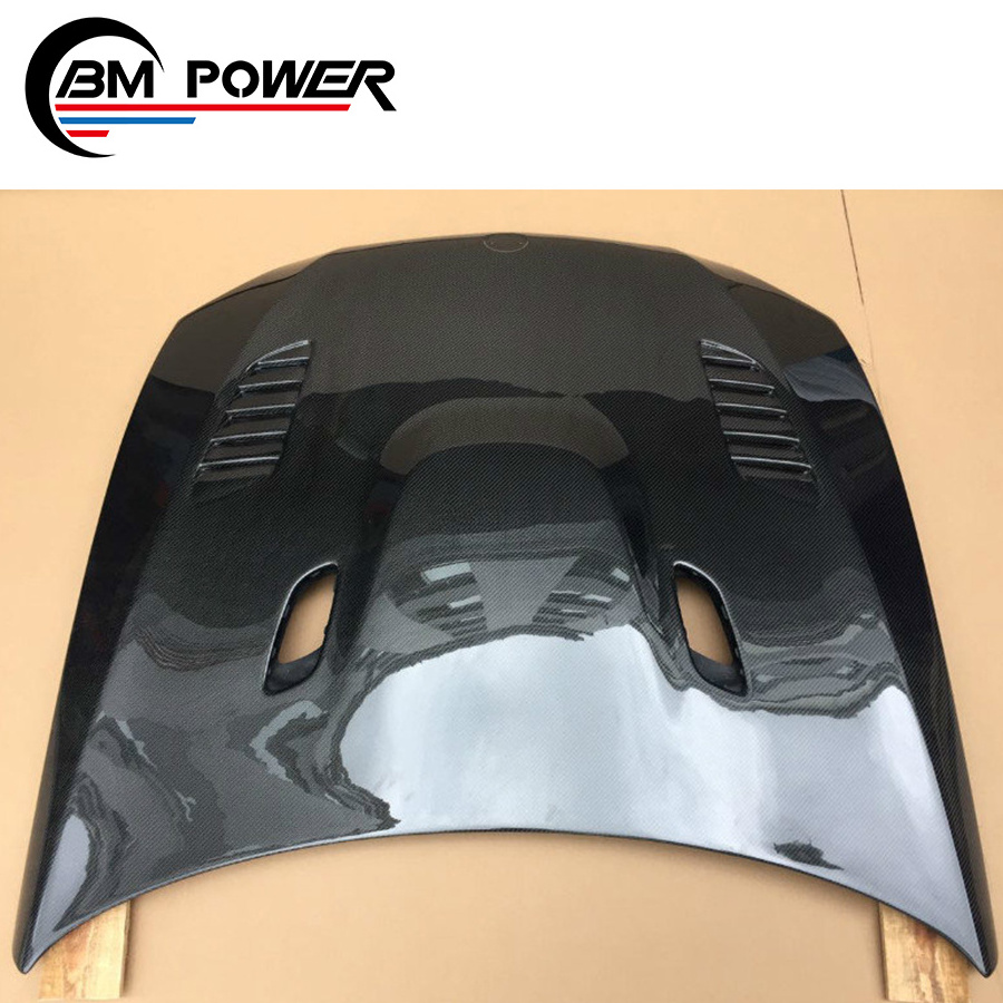 3 series carbon fiber material V style  hood bonnet fit for 3S E92 M3 bumper hood