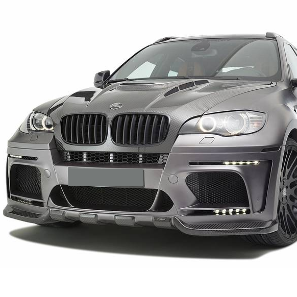 X6 E71 HM style body kits for X6 E71 to HM style with front bumper hood fenders exhaust system rear spoiler for X6 E71 auto part