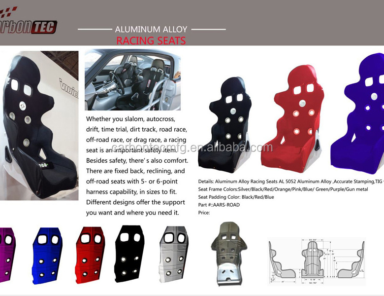 Auto Racing Seats/Aluminum Alloy Racing Car Seats