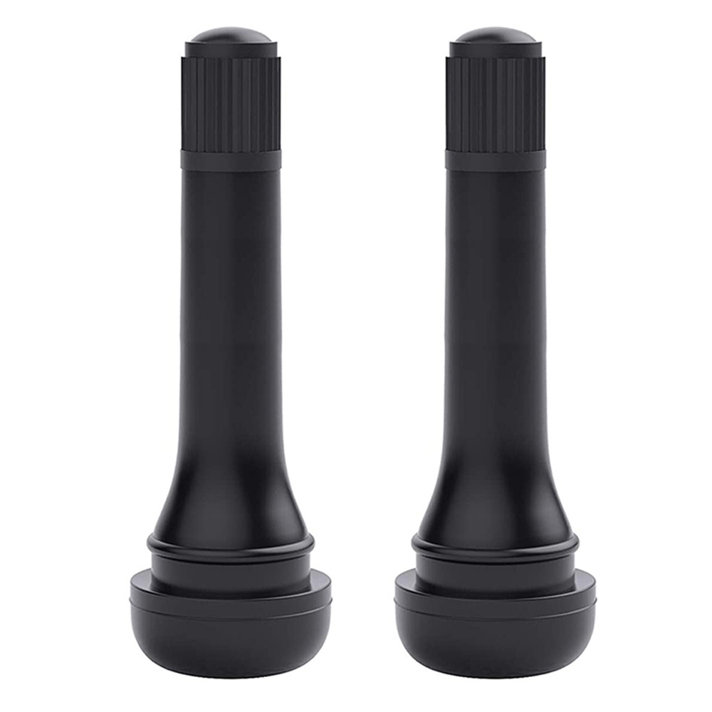 Tire Valve TR418 Metal Snap-in Tubeless Wheel Rubber Tyre Valve Stem with Valve Core Cap