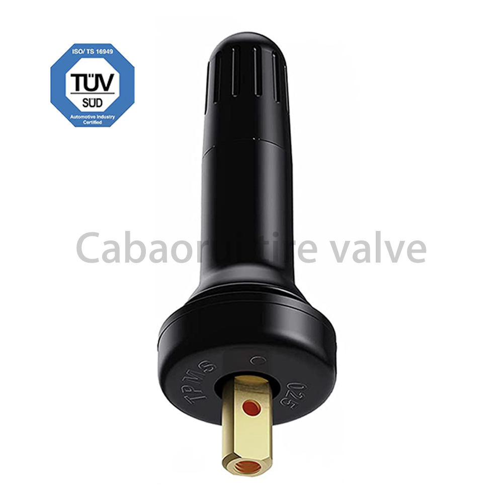 Factory Direct Supply universal TPMS valves Snap-In Tire Valve Stem TPMS Rubber for Tubeless 0.453in 11.5mm Rim Holes