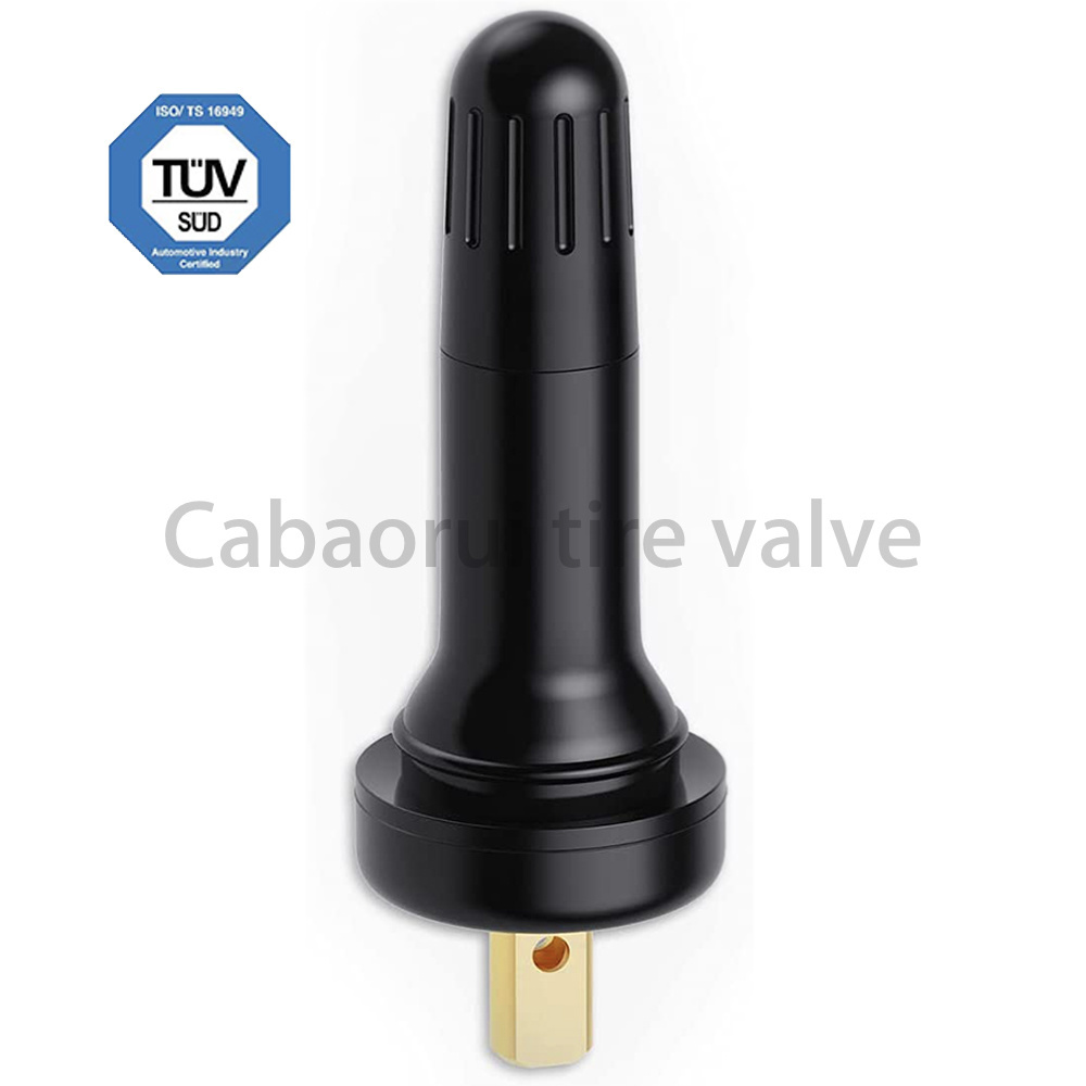 Factory Direct Supply universal TPMS valves Snap-In Tire Valve Stem TPMS Rubber for Tubeless 0.453in 11.5mm Rim Holes