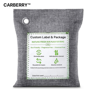 CARBERRY Bamboo Charcoal Air Purifying Bags Activated Charcoal Bags Odor Eliminator Deodorizer Natural Fresh Air Purifier