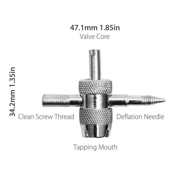 Custom Valve Core Tool Set with Valve Cores Tire Valve Caps