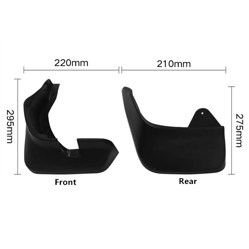 High Quality PP Material Accessories Car Fenders Mudguard For Honda Fit Jazz Hatchback 2003-2007 Mud Flaps Splash Guards