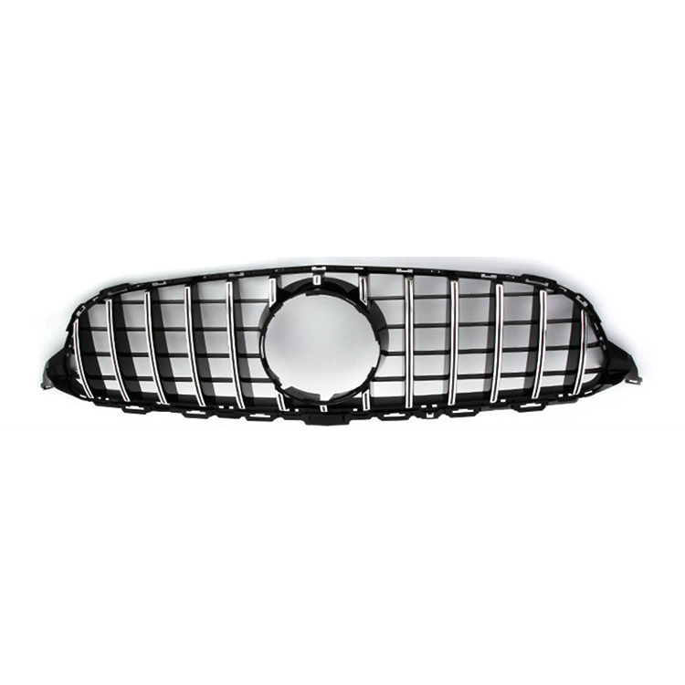 Chrome Car Hood Grill GT Style Front Bumper Grille For Mercedes Benz CLA W117 2017 2018 2019