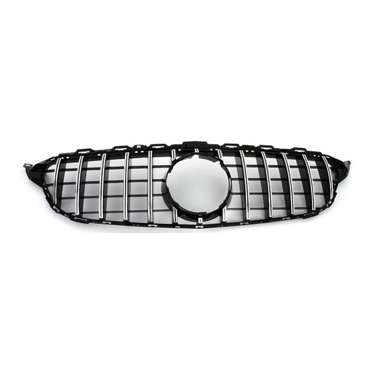 Chrome Car Hood Grill GT Style Front Bumper Grille For Mercedes Benz CLA W117 2017 2018 2019