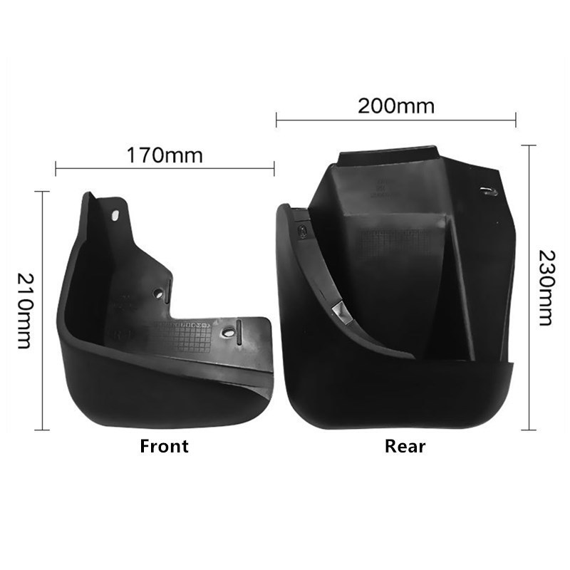 Car Accessories Fender Mudguard For Honda Accord 2.3 1997-2003 6th Generation PP Plastic Mud Flaps Splash Guards