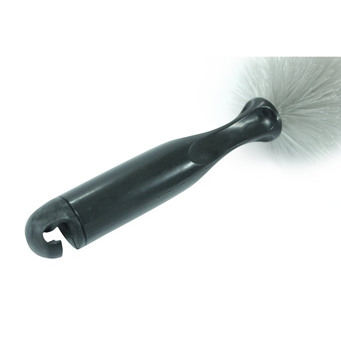 Professional PVC Thin Detailing Wheel Car Cleaning Brush Car Wheel And Rim Detail Brush With Long Soft Bristles