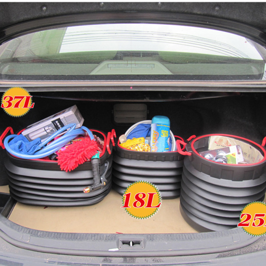 Hot Sell Large Capacity Collapsible Foldable Auto Car Boot Trunk Organizer PP Multipurpose Cargo Storage organizer