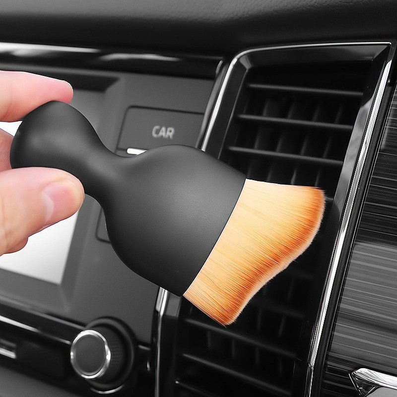 2024 Dust Removal And Cleaning Artifact Brush Car Cleaning Air Conditioning Air Outlet Small Brush Used For Car