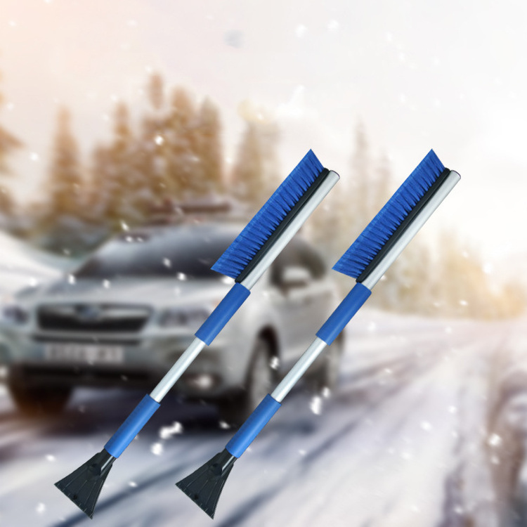 Wholesale Auto Multifunctional Snow Brush With Eva Cotton Long Snow Shovel 5 Row Brush Automotive Supplies