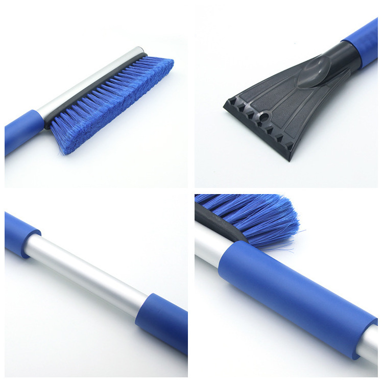 Wholesale Auto Multifunctional Snow Brush With Eva Cotton Long Snow Shovel 5 Row Brush Automotive Supplies