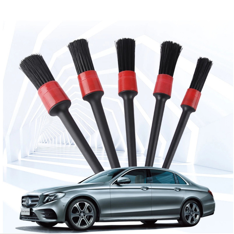 Folding Microfiber Car Air Outlet Clean Brush Interior Dust Brush Wholesale Car Use Detailing Brush Kit Set