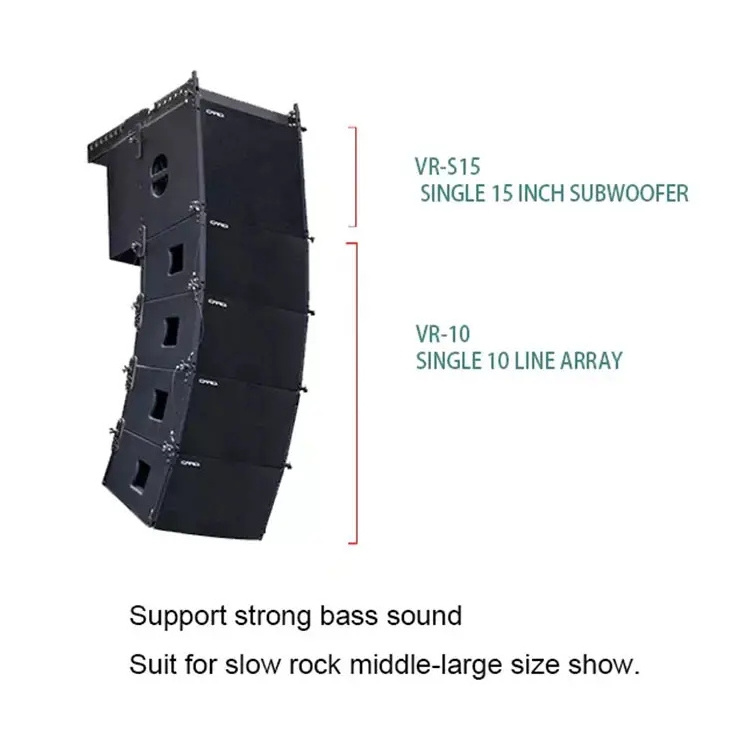 China new design live performance 15 inch speaker 400W professional line array sound system speaker