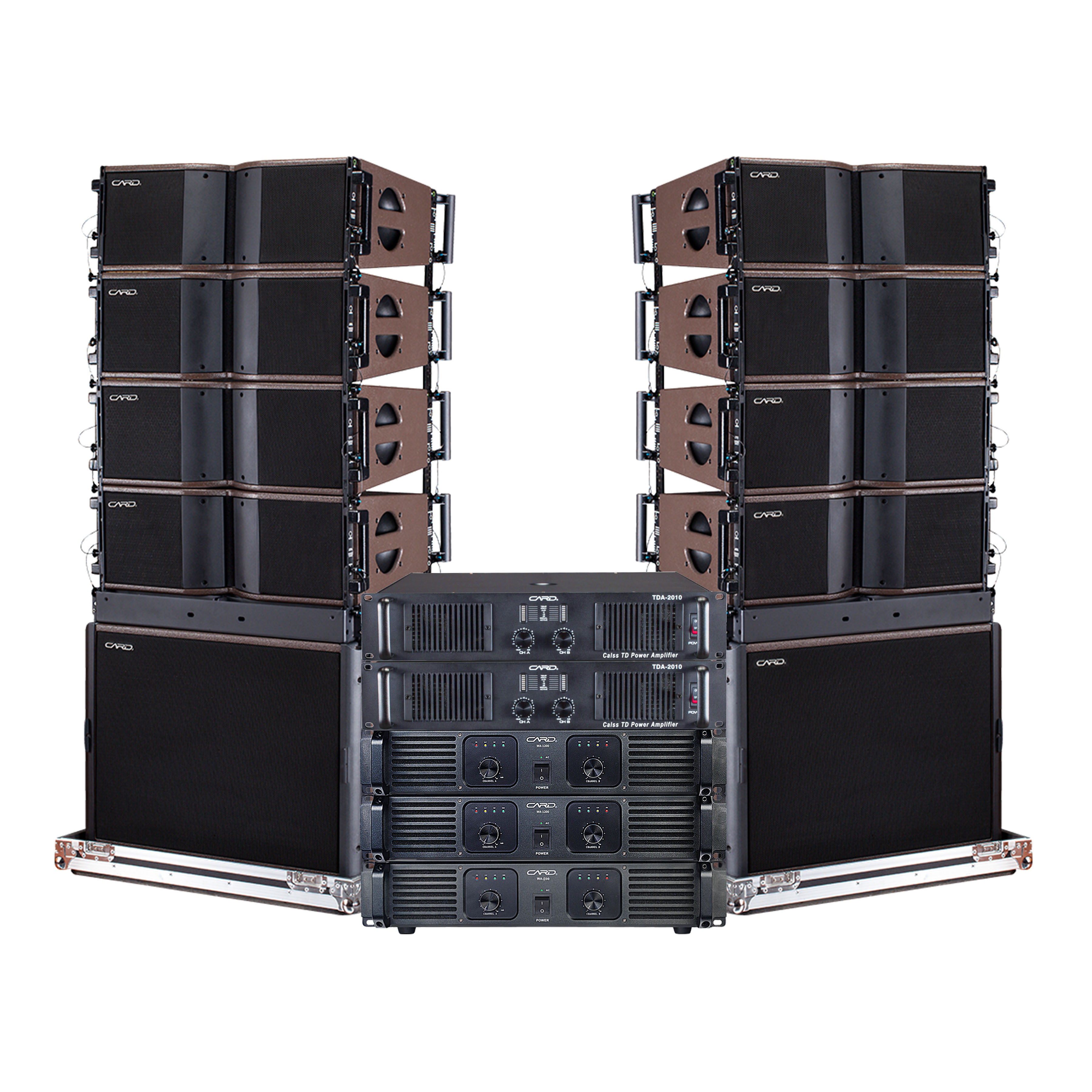 CARD 8 Inch 18 Inch Full Range Professional Line Array Audio Video Speaker Dj Speaker Sound System for Church Meeting Room