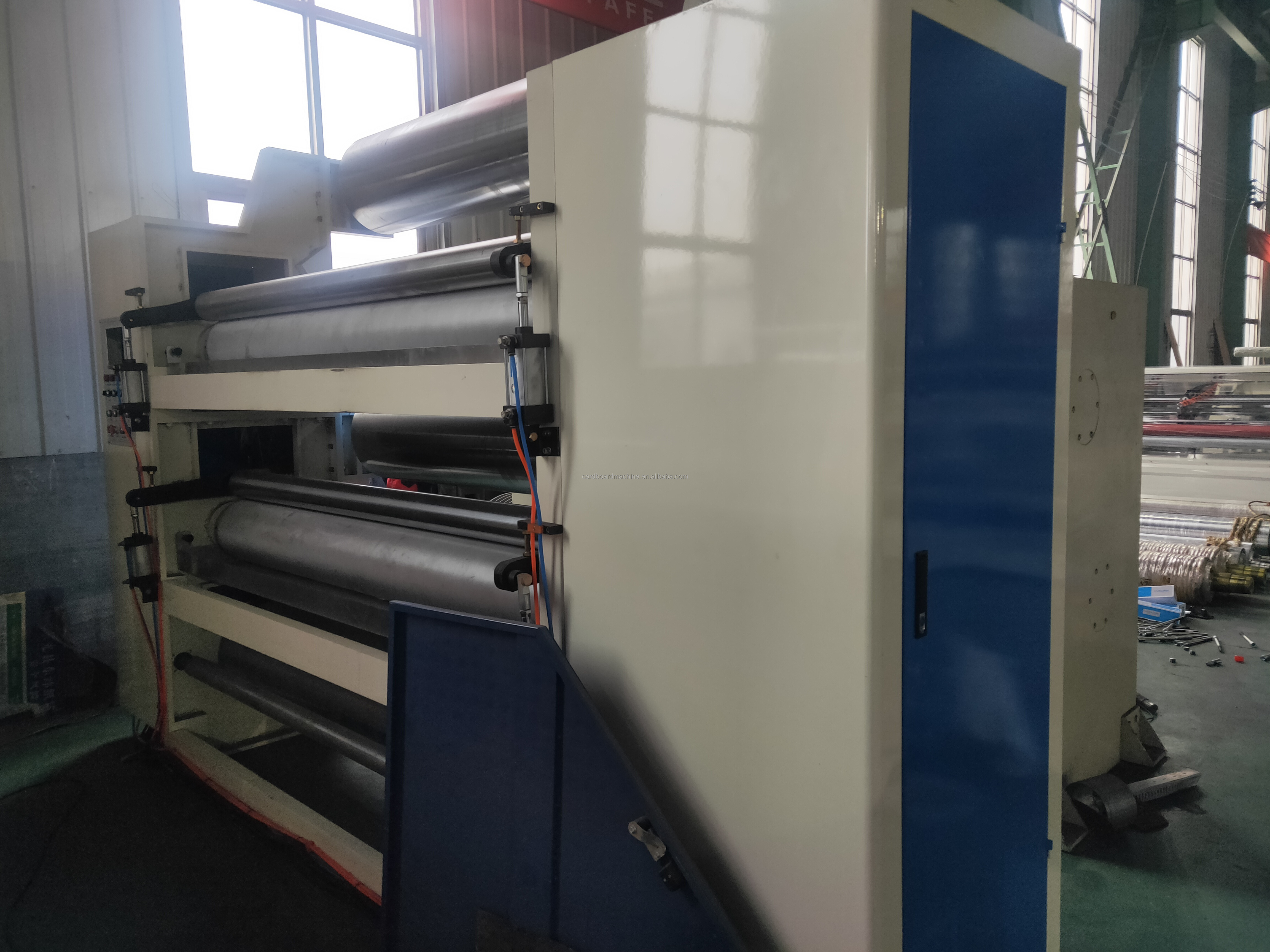 Automatic 3 5 7 corrugated cardboard making line/corrugated machine/carton box manufacturing plant with Hebei Liheng