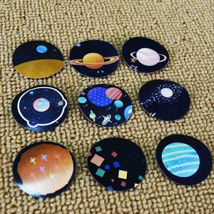 Custom Printing Solar System Nine Planets Small Decoration Stickers Wall Sticker