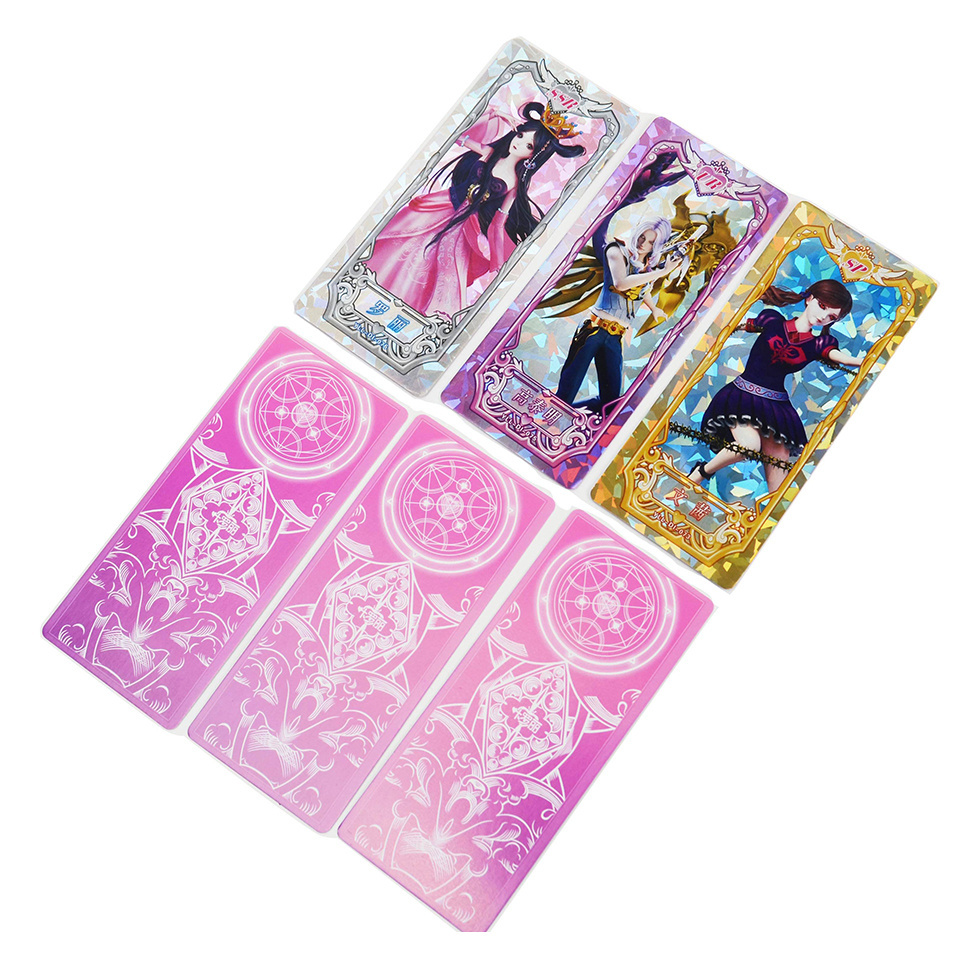 Professional Custom Top Quality Anime Game Holographic Craft Play Paper Trading Card