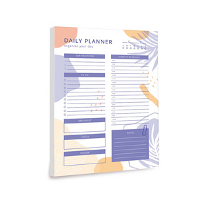 Personalized Custom Printing Undated Daily Monthly Planner Memo Pad Tear-off Sheets To-do List Note Pad Notepad