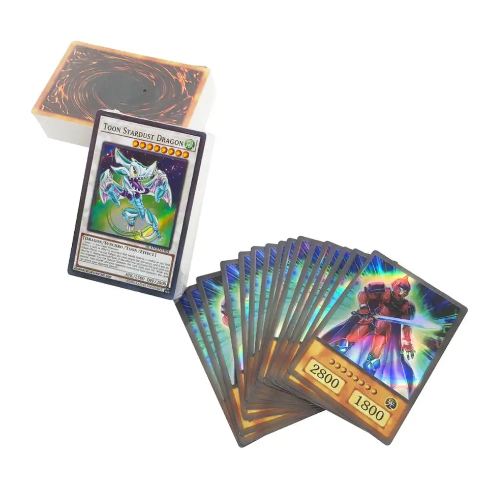 Factory Custom Holographic Trading Cards Rare Effect Card Game