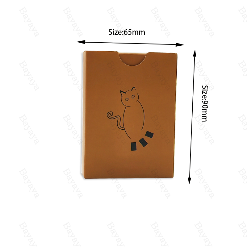 Custom Logo Educational Number Card Game Custom Cat Tuck Box Math Flash Cards for Learning Calculation