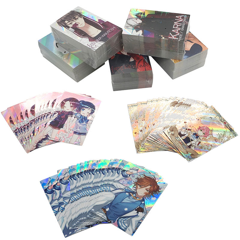 Custom mystery Comic Character Printing durable Trading Cards Holographic Foil Cards