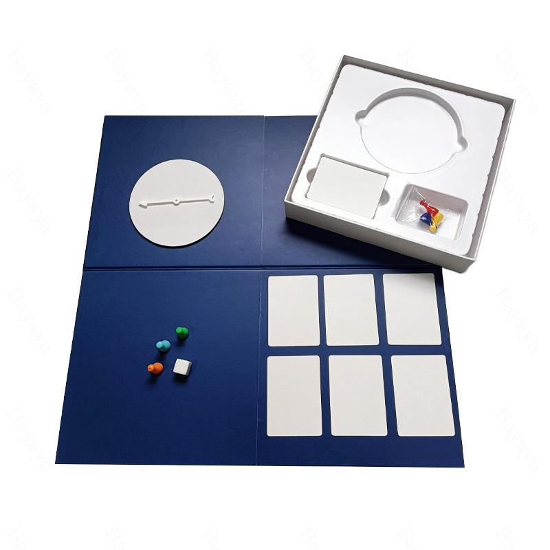 Custom Your Own Blank Board Game & Pieces With Instruction Book