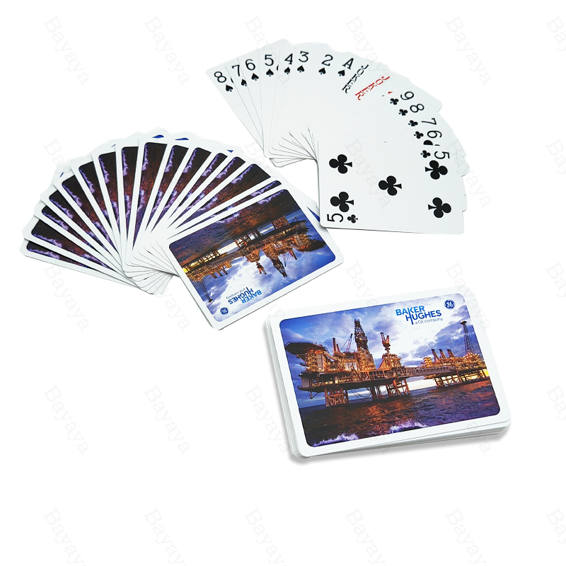 Bayaya Plastic  Poker Eco Friendly Hdpe Card Deck Plastic Game Card Waterproof Us Playing Card