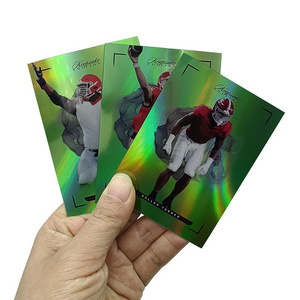 Bayaya Sport Card Supplier Printing 4 Football Cards Per Booster Pack PET Thick Waterproof Holographic Sport Trading Card