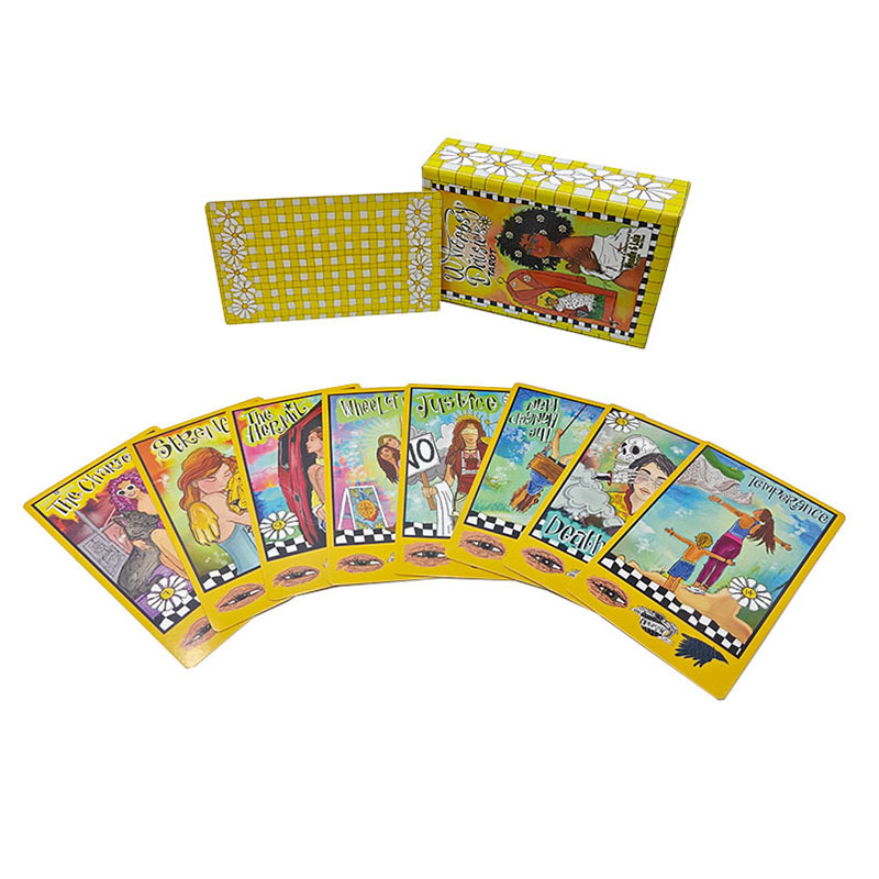 Custom Made High Quality  Paper Playing Cards New Fancy Oracle Card Tarot Card Deck Printing