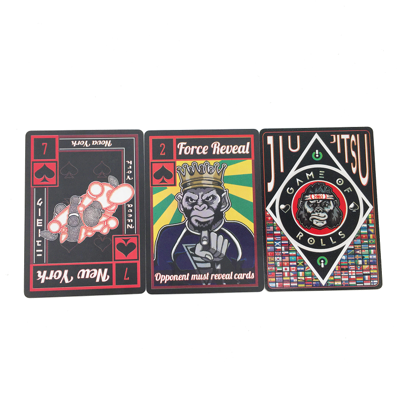 100% Waterproof PVC Plastic Poker Werewolf Card Game High-Quty Printed Playing Cards with Tuck Box Customizable Logo