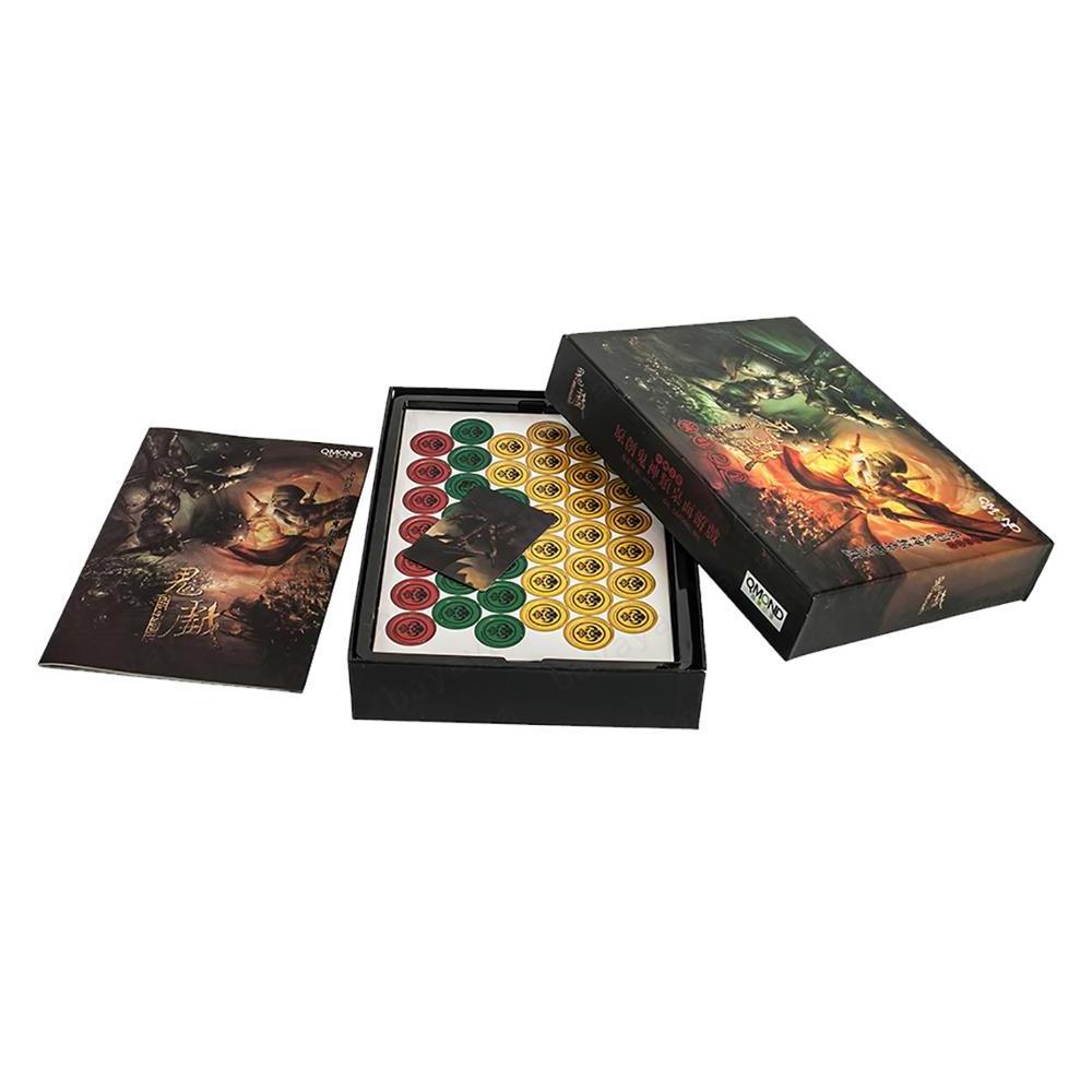 Board Game Top Manufacturer High Quality Custom Horror Board Game With Plastic Tray