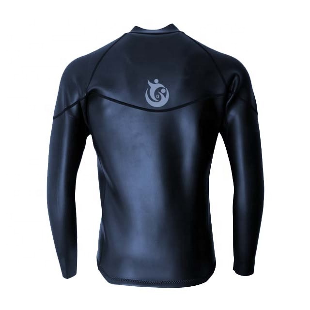 3MM Neoprene Long Sleeved Jumpsuit For Men Wetsuit Scuba Dive Jacket Wet Suit Top Winter Swim Warm Surf Upstream