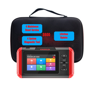 KINGBOLEN S600 OBD2 Scanner 4 Systems Car Diagnostic Tools ABS SRS ECM TCM 8 Resets Oil Brake SAS ETS Resets Lifetime Free Use