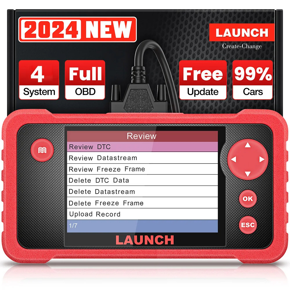 Launch CRP123 V2.0 Four System Car Diagnostic Tool Engine Analyzer OBD2 Scanner Auto VIN Code Reader Lifetime Free Update