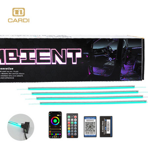 "CARDI" Auto Atmosphere lighting For Cars Color Changing Led Interior Car Light Decorative Acrylic Ambient Car Light Strip