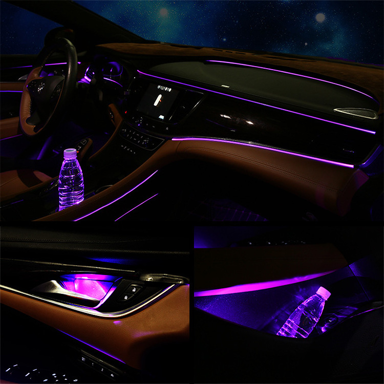 Dropshipping Hot sale auto refit ambient led lighting car door bowl handles atmosphere lights