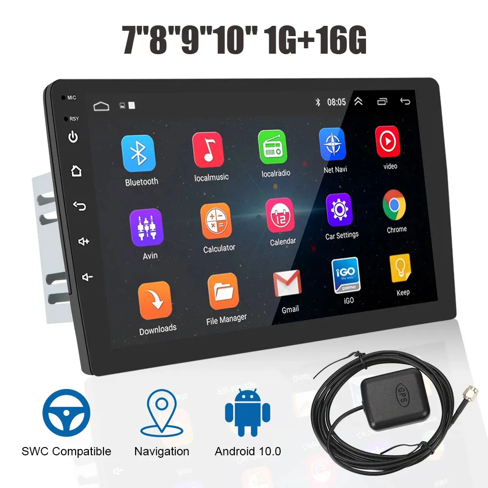 7/9/10 inch android car radio QLED/IPS screen 2din car stereo navigation Carplay Android auto autoradio 2+32G Car DVD Player