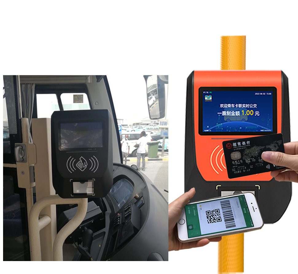 NFC fare collection 4G payment system with thermal ticket machine