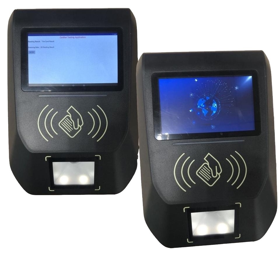 Reader nfc display 4g for pay parking ticket machine