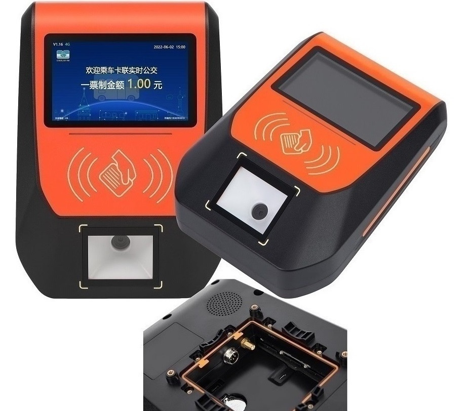 Reader nfc display 4g for pay parking ticket machine