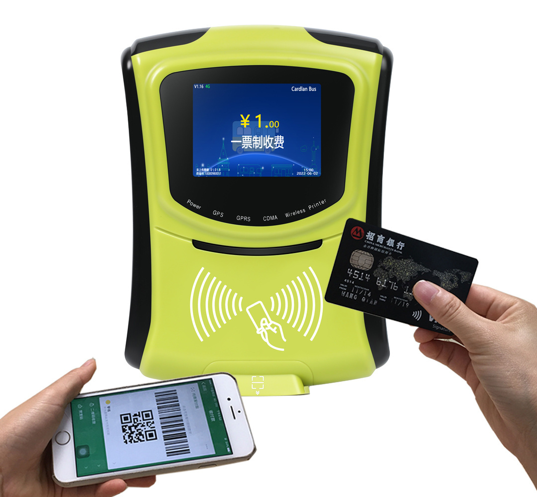 Mifare Card Validator Prepaid Ticketing Machine/Bus Card Reader for bus Fare Collection